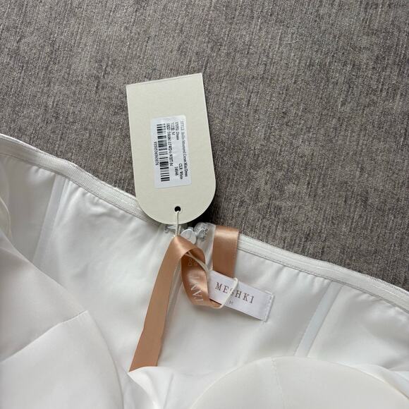 Meshki White Strapless Mini Dress - Picture 7 of 8